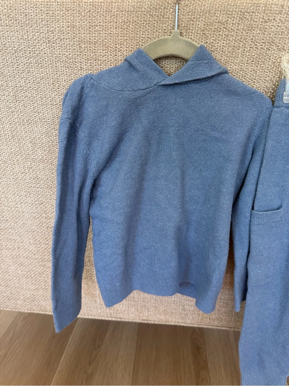 Baby Gap Blue Knit Sweater and Jogger Set